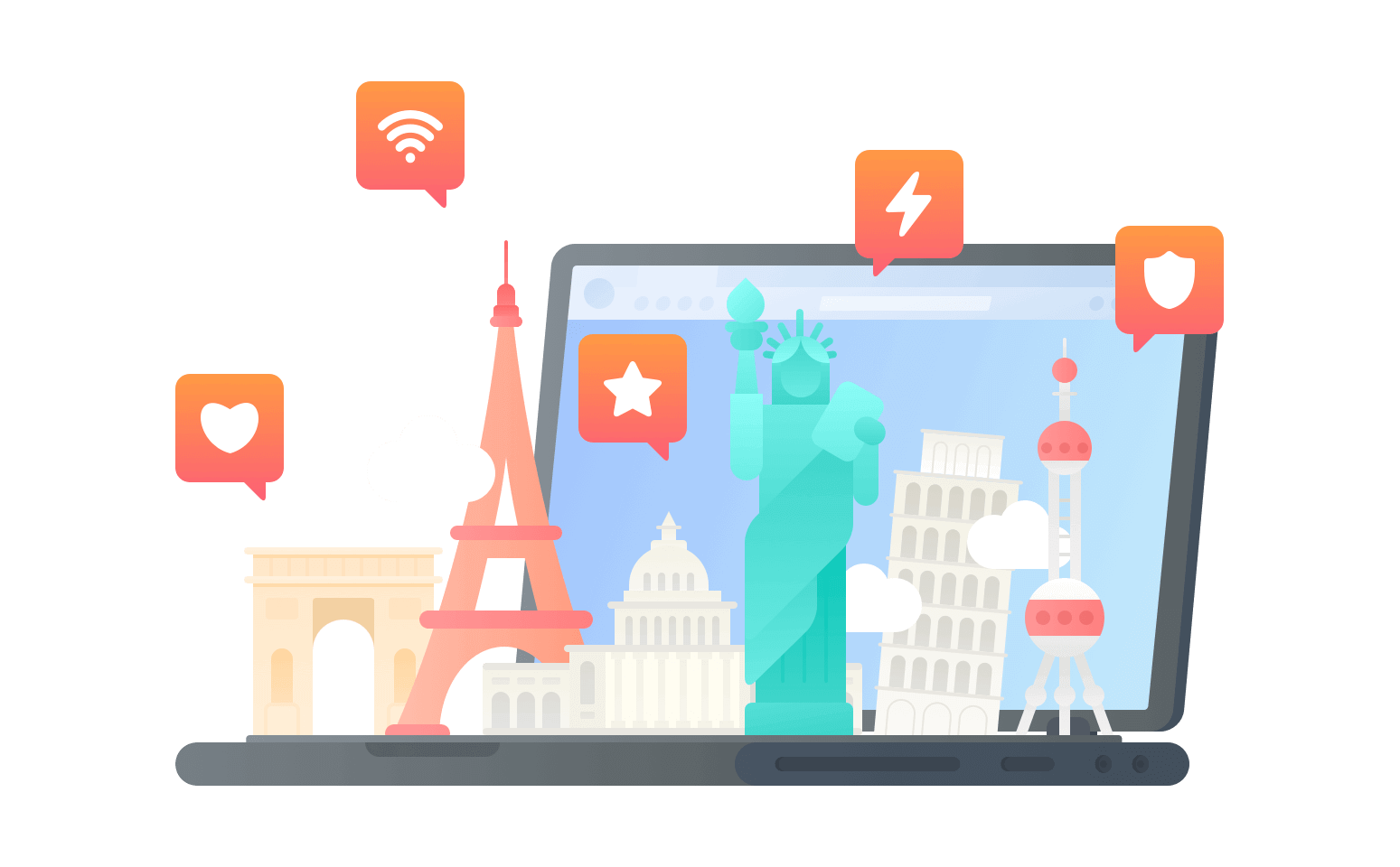 在苏里南连接到中国的软件 - 翻回VPN